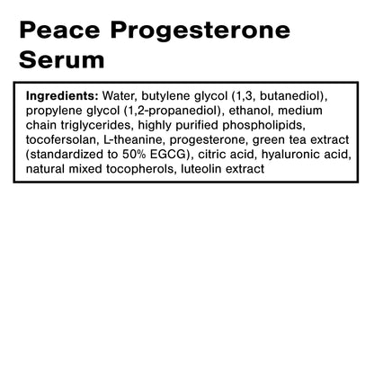 Peace Progesterone Serum