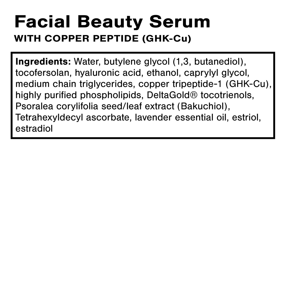 Facial Beauty Serum