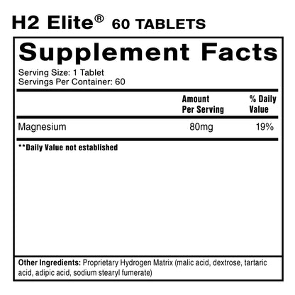 H2 Elite® 60 Tablets