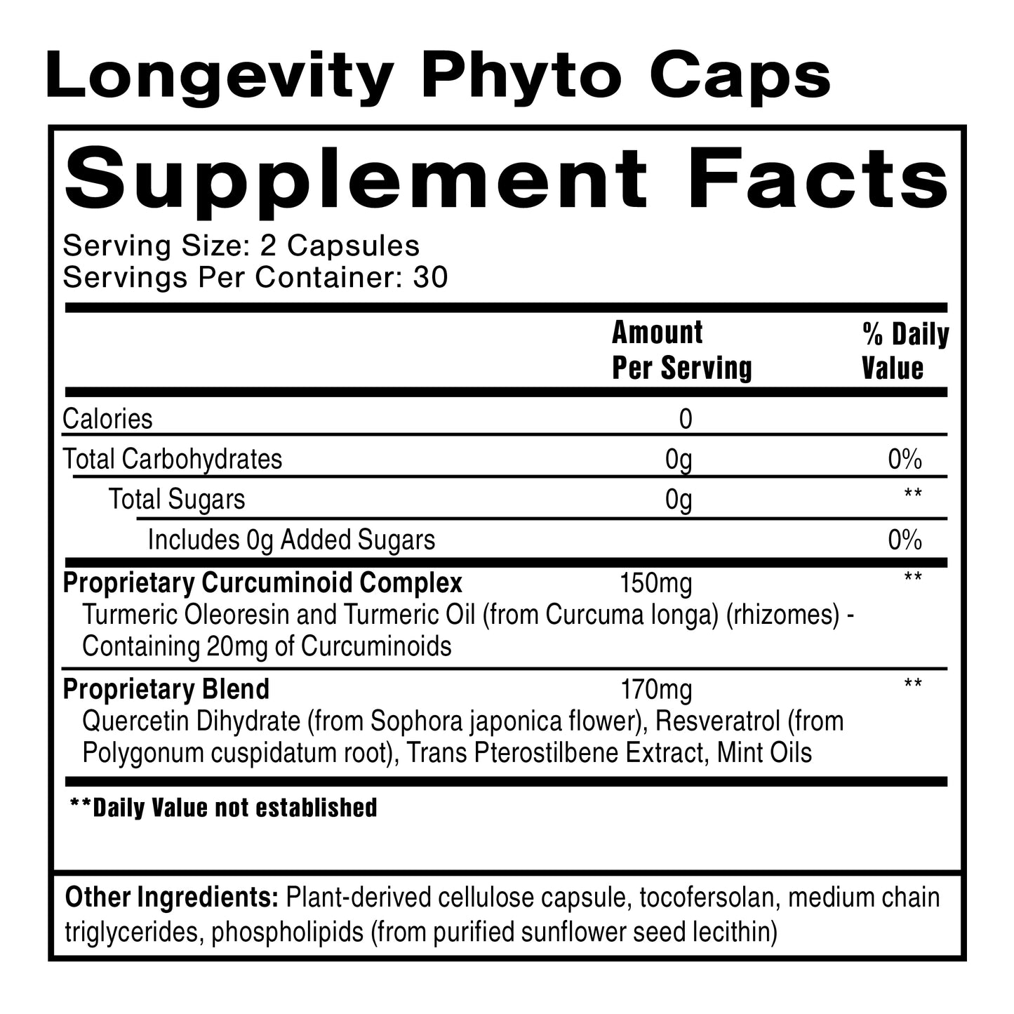 Longevity Phyto Caps